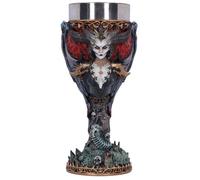 Nemesis Now Diablo® IV Lilith Goblet 19.5cm, Resin, Officially Licensed Diablo Merchandise, Lilith Design, Diablo Drinks Cup, Cast in the Finest Resin, Expertly Hand-Painted, Removable Insert