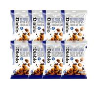 Diablo No Added Sugar Candy - Retro Chocolate Filled Butter Sweets Sweetened with Maltitol, Sugar-Free Treats for All Occasions, Ideal for Gift Boxes, Mother’s Day & Father’s Day - 75g, Pack of 8