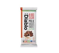 Diablo Milk Chocolate with Crispy Rice | Sweetened with Stevia | No Added Sugar, Gluten Free | Chocolate Hamper Available - Perfect for Gifting (1)