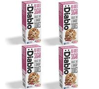 Diablo No Added Sugar Cookies, Chocolate Chips & Cranberry - Low Sugar Snacks, Cookies Biscuits for All, Sweetened with Maltitol, Ideal for Gifting, Festive Hampers & Holiday Events - 135g Pack of 4