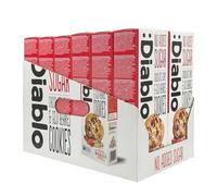 Diablo No Added Sugar Cookies, Chocolate Chips & Goji Berries - Low Sugar Snacks, Cookies Biscuits for All, Sweetened with Maltitol, Ideal for Gifting, Festive Hampers & Holiday - 135g Pack of 12