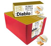 Diablo No Added Sugar Cookies, Peanut Butter and Cream Cookies - Delicious No Sugar Biscuits, Guilt-Free Snacks for Adults & Families, Sweet Treats Sweetened with Maltitol, 100g (Pack of 24)