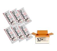 Diablo No Added Sugar Dark Chocolate Bars 85g (Pack of 6) - Rich Cocoa Low Sugar Chocolate | Maltitol Sweetened Indulgent Snack Bars for Sharing & Gifting