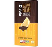Diablo Dark Chocolate Bar with Orange | No Added Sugar, Gluten Free | Diabetic Friendly | Perfect for Gifting | 75g