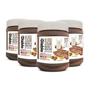 Diablo No Added Sugar Hazelnut Chocolate Spread - Sweetened with Maltitol - Low Sugar Belgian Chocolate Spread for Toast, Waffles, Breakfast, Baking, Healthy Snacking - 350g 4 Pack