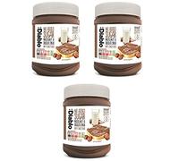 Diablo No Added Sugar Hazelnut Chocolate Spread - Sweetened with Maltitol - Low Sugar Belgian Chocolate Spread for Toast, Waffles, Breakfast, Baking, Healthy Snacking - 350g 3 Pack