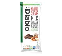Diablo No Added Sugar Milk Chocolate with Almonds - 75g, Pack of 1 | Milk Chocolate with Almonds, No Added Sugar, Sweetened with Stevia