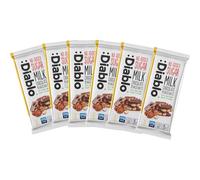 Diablo No Added Sugar Milk Chocolate with Hazelnuts - 75g, Pack of 6 | Milk Chocolate with Hazelnuts, No Added Sugar, Sweetened with Stevia