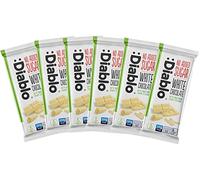 Diablo No Added Sugar White Chocolate - No Added Sugar Chocolate Bar Sweetened with Stevia, Gluten Free, Ideal for Any Occasion, Birthdays, Valentines, or Gift Hampers, 75g (Pack of 6)
