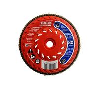 Diablo Steel Demon Flap Disc for Metal with Speed Hub - 4-1/2", 80-Grit, Medium Grit, 12,000 Max RPM, Type 29 - DCX045080B01F