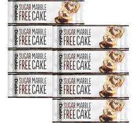 Diablo Sugar Free Cake - Marble Cake, Healthy Snack for All, Ideal for Fridge Snacks, Soft Dessert Loaf, or Anytime Treat, Moist Chocolate Vanilla Flavor - 400g Each (Pack of 8)