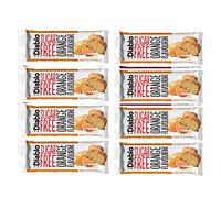 Diablo Sugar Free Cake Orange Flavour - Healthy Snacks Sweet Treat, Cakes and Desserts for All, Ideal for Snack Time, Tea & Party Treat, Halal & Kosher Approved - 200g (Pack of 8)