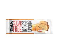 Diablo Sugar Free Cake Orange Flavour - Healthy Snacks Sweet Treat, Cakes and Desserts for All, Ideal for Snack Time, Tea & Party Treat, Halal & Kosher Approved - 200g (Pack of 8)