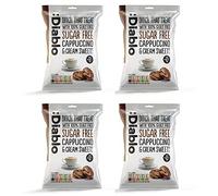 Diablo Sugar-Free Cappuccino & Cream Candy, Sweetened - 75g, Pack of 17