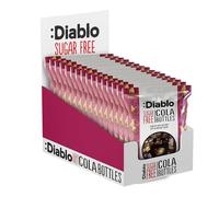 Diablo Sugar Free Cola Bottles, Fruity Gummies with Stevia - 75g, Pack 16
