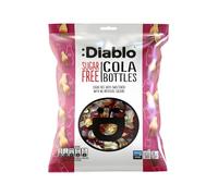Diablo Sugar Free Cola Bottles - Fruity Gummy Sweets with Natural Colouring, Low Sugar Snacks Sweetened with Stevia, Ideal for Kids & Adults, Great for Sweet Hamper Gifts & Treats - 75g Pack of 1