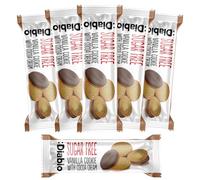 Diablo Sugar Free Cookies - Vanilla Cookie with Cocoa Cream Filling, Sweetened with Maltitol, Ideal Sugar Free Biscuits Gift Idea, Great Snack for Hampers, Parties & Daily Treats - 44g Pack of 26