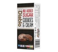 Cookies Diablo Sugar Free Dark Chocolate & Cream with no added sugar, 128 g (with maltitol)