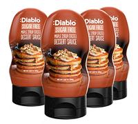 Diablo Sugar Free Dessert Sauce - Gluten-Free Syrup, Drizzle Sweetener, Keto Friendly Flavoring Topping, Perfect for Gifting, No Added Sugar - Maple Syrup, 390g, 13.67oz - 4 Pack