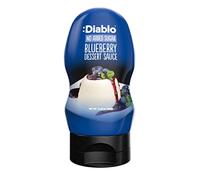 Diablo Sugar Free Dessert Sauce - Gluten-Free Syrup, Drizzle Sweetener, Keto Friendly Flavoring Topping, Perfect for Gifting, No Added Sugar - Blueberry, 350g, 12.35oz - 1 Pack