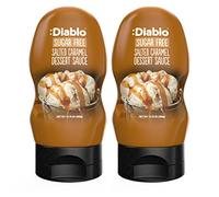 Diablo Sugar Free Dessert Sauce - Gluten-Free Syrup, Drizzle Sweetener, Keto Friendly Flavoring Topping, Perfect for Gifting, No Added Sugar - Salted Caramel, 360g, 12.70oz - 2 Packs