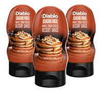 Diablo Sugar Free Dessert Sauce - Gluten-Free Syrup, Drizzle Sweetener, Keto Friendly Flavoring Topping, Perfect for Gifting, No Added Sugar - Maple Syrup, 390g, 13.67oz - 3 Pack