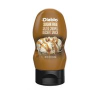Diablo Sugar Free Dessert Sauce - Gluten-Free Syrup, Drizzle Sweetener, Keto Friendly Flavoring Topping, Perfect for Gifting, No Added Sugar - Salted Caramel, 360g, 12.70oz - 10 Pack