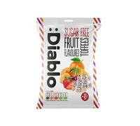 Diablo Sugar-Free Fruit Flavoured Toffee - Sugar-Free Candy Sweetened with Maltitol, Guilt-Free Treats for All Occasions, Ideal for Gift Boxes, Mother’s Day & Father’s Day - 75g, Pack of 3