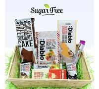 Diablo Sugar Free Gift Hamper - 7-Item Diabetic Snack Box (Cake, Wafers, Bars) - Random Flavors