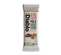 Diablo Milk Chocolate with Almonds | Sweetened with Stevia | No Added Sugar, Gluten Free | Perfect for Gifting | 75g. (Pack of 1)