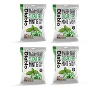 Diablo Sugar-Free Mint & Cream Candy, Maltitol Sweetened - 75g, Pack of 4