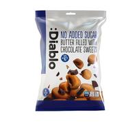 Diablo Sugar Free Retro Chocolate Filled Butter Sweets Candy | Low Calorie | Diabetic Friendly | Gift Box, Birthday, Mother's Day, Father's Day | 75g (Pack OF 1)
