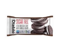 Diablo Sugar Free Sandwich Cookies - Extra Dark Cocoa Cookie with Vanilla Cream, Sugar Free Snacks, Maltitol-Sweetened for Everyday Enjoyment, Sweet Treats For All, 44g Pack of 48