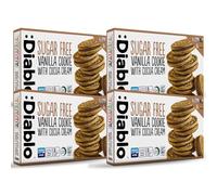 Diablo Sugar Free Sandwich Cookies - Vanilla Cookie with Cocoa Cream, Sugar Free Snacks, Maltitol-Sweetened for Everyday Enjoyment, Sweet Treats For All, 176g 4 Pack