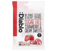 Diablo Sugar Free Strawberry & Cream Sweets Bag 75g