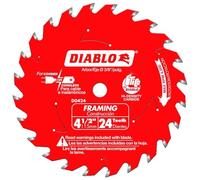Diablo Tools 4 1/2 Inch X 24 Tooth Framing Trim Saw Blade