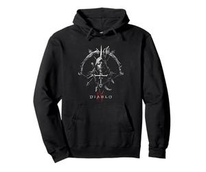 Diablo VI Masked Rogue Icon Bow & Sword Pullover Hoodie