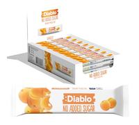 Diablo Yoghurt & Muesli Bar - No Added Sugar Healthy Snacks Breakfast Bar Sweetened with Maltitol, Low Sugar Snacks Food, Great for Gifting, Work, School, or Travel - Apricot, 30g Each (Pack of 32)