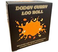 Diabolical Curry Loo Roll - Funny Secret Santa Gifts for Him Under 10 Pounds, Silly Birthday Gifts for Men, Funny Stocking Fillers for Men, Funny Toilet Roll