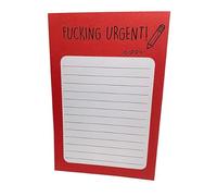 Diabolical DP0089 Fuckin' Urgent Memo Pad - Secret Santa Gifts for Work Colleagues, Office Accessories for Men, Secret Santa Gifts for Men, Funny Office Gifts