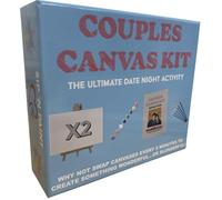 Diabolical DP1414 Couples Canvas Kit - Couple Painting Canvas Set, for Couples, for Couple, 1 Year for Boyfriend, Date Night Games