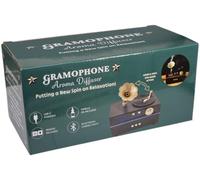 Diabolical DP1427 Gramophone Diffuser with Bluetooth Speaker - Electric Diffusers for Home, Retro Gifts for Men, Essential Oil Diffuser Aromatherapy, Home Essentials, Music Gifts
