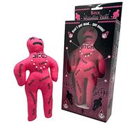 Diabolical Gifts Bitch Voodoo Doll Joke Novelty Gift Present, Pink, One Size,DP1154
