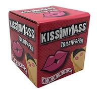 Diabolical Gifts DP0902 Kiss My Ass Loo Roll - Funny Toilet Roll, Toilet Humour Gifts for Him, Poo Gifts, Novelty Loo Paper, Gifts for Dad on Fathers Day, Secret Santa Presents Under 10 Pounds