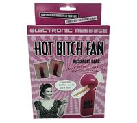 Diabolical Gifts DP1230 Hot Bitch Fan - Funny Gifts for Women, Cute Valentines Gifts for Her, Hot Pink Handheld Fan, Pink Girlfriend Gifts, Funny Gag Gifts for Women, Gifts for Her