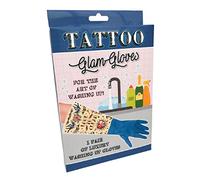 Diabolical Gifts Glamorous Washing Up Gloves with Tattoo Sleeve, Blue, One Size