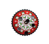 Diabolical Gifts Magnetic Bottle Cap Dartboard Diabolical Gifts Multicolor