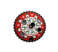 Diabolical Gifts Magnetic Bottle Cap Dartboard Multi