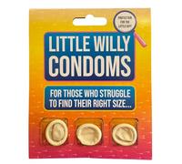 Diabolical Little Willy Condoms - Penis Gifts, Safer Sex, Close Fit Condoms for Men, Funny Gifts for Men, Rude Gifts for Him