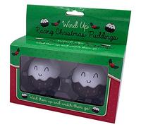 Diabolical Racing Christmas Puddings - Christmas Eve Box Fillers for Teenagers, Secret Santa Gifts for Him, Xmas Gifts for Women, Funny Stocking Fillers, Wind Up Toys for Kids, Funny Gifts